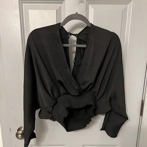 Cropped Tie-Top